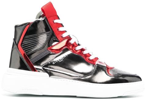 givenchy colour block sneakers|givenchy wing high top sneakers.